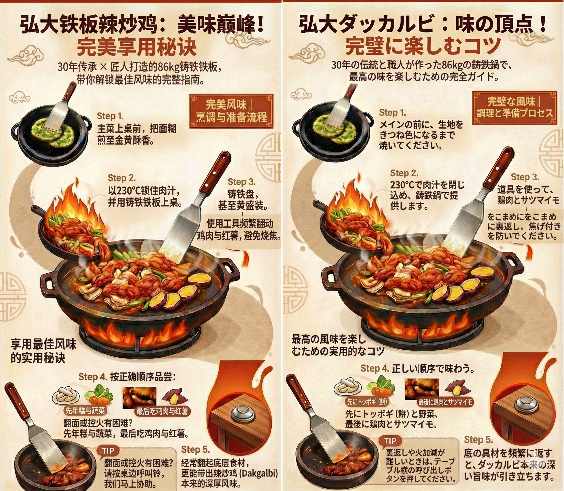 美味しく楽しむコツ / 完美享用秘诀
